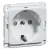 Bild: PEHA SCHUKO Steckdose D 6711.19 SI | 00617211 | 1-fach | Typ F | Schraubklemmen | Thermoplast | IP20 | schwarz