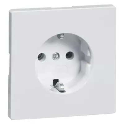 PEHA SCHUKO Steckdose 95.6511.70 / 00314011 | Unterputz | 2-polig | Steckklemmen | Zentralplatte | 16A 250V | Aluminium