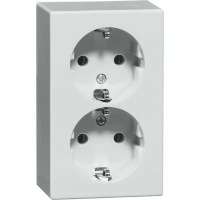 Peha Steckdose SCHUKO 2fach weiß H 6602