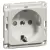 Bild: PEHA Steckdose SCHUKO D 6711.70 SI | 1-fach | Schraubklemmen | erhöhter Berührungsschutz | IP20 | Aluminium