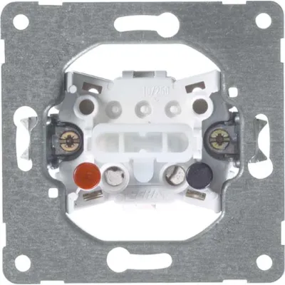 PEHA Taster Unterputz 00193111 | Wipptaster 1-polig Schließer | 10A 250V | IP20 | Duroplast | Halogenfrei