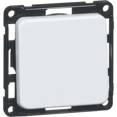 PEHA Wipptaster D 750.19 | 1-polig | Unterputz | Compacta | Schließer | 10A 250V | glänzend | tiefschwarz