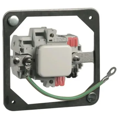 PEHA Wipptaster-Einsatz D 356 ES WE | Wechseltaster 1-polig | Unterputz | Alu-Guss | IP54 | 10A 250V | Basiselement