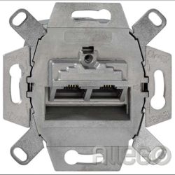 PEHA UAE-Steckdose Cat6A 2 Terminals up D 1958/8 UAE-C6A O.A