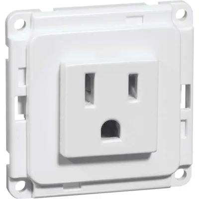 PEHA US NEMA-Steckdose D 6770/15.19 US | 125 V | 15 A | Einbau | Schraubklemmen | Thermoplast | IP20 | schwarz