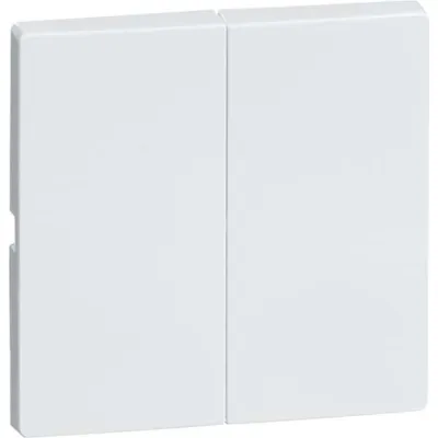 PEHA Wippe für Serienschalter 95.545.70 | 2-teilig | Kunststoff Thermoplast | glänzend | Aluminium