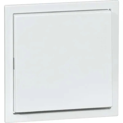 PEHA Wippe Aura 20.540.02 | Schalterabdeckung 500er | Wechsel-, Kreuzschalter, Taster | Kunststoff matt | reinweiß