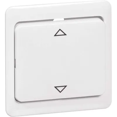 PEHA Wippe Jalousietaster D 80.240.02 T JR | Symbol Pfeile | Duroplast Kunststoff | glänzend | reinweiß RAL 9010