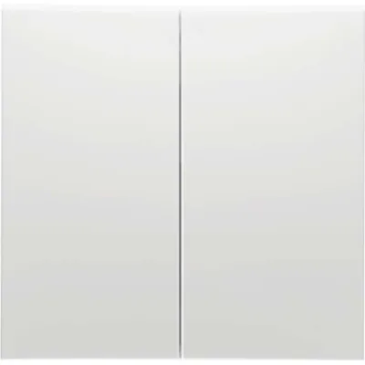 PEHA Wippe 2-fach D 11.545.02 | Serienschalter Einsatz | Unterputz | Thermoplast | glänzend | reinweiß