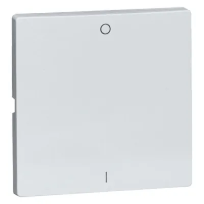 Peha Wippe D 95.542.02 | Schalterabdeckung 0/1 | Thermoplast | Klemmbefestigung | IP20 | glänzend | reinweiß RAL 9010