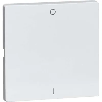 Peha Wippe D 95.542.02 | Schalterabdeckung 0/1 | Thermoplast | Klemmbefestigung | IP20 | glänzend | reinweiß RAL 9010