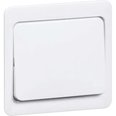 PEHA Wippe 80.640.02 | Schalterabdeckung für Wechsel-/Kreuzschalter & Taster | 58x49 mm | Duroplast | reinweiß