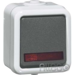 Peha Wippschalter Kontrolllicht 10A 250V Univ. D 626 WAB GLK