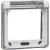 Bild: PEHA Wulstabdeckung D 80.686 KLAR | Abdeckung Steckdosenrahmen 1-fach | Unterputz | Klappdeckel | 85x85 mm | Weiß/Klar