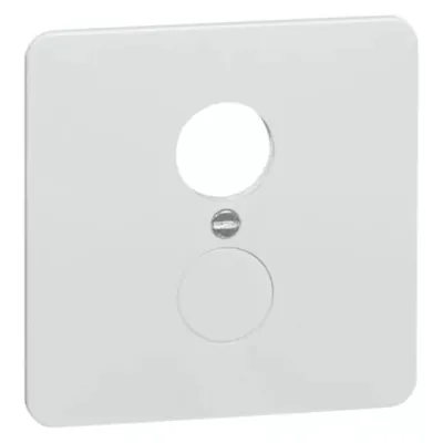 PEHA Zentralplatte D 80.677 DIO W | Abdeckung Lautsprecher-/Diodensteckdose | Unterputz | Duroplast | glänzend | weiß