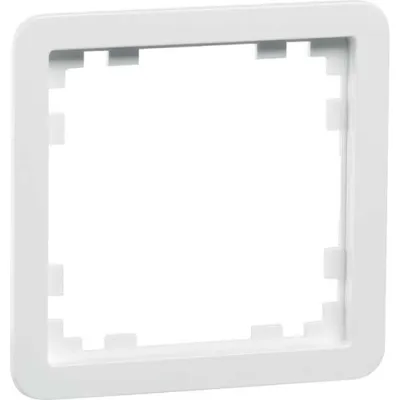 Peha Zwischenrahmen D 80.670/55.02 | Zentralplatte mit Durchbruch 55x55 mm | Kunststoff weiß RAL9010 | Somfy kompatibel