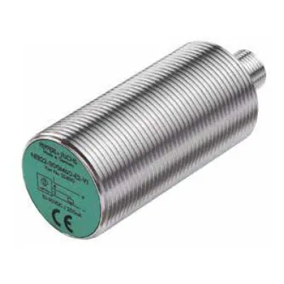 PEPPERL+FUCHS Induktiver Näherungsschalter NEB22-30GM60-E2-V1 | PNP | 22mm | M30 | 10-30V DC | M12-Stecker | Metall