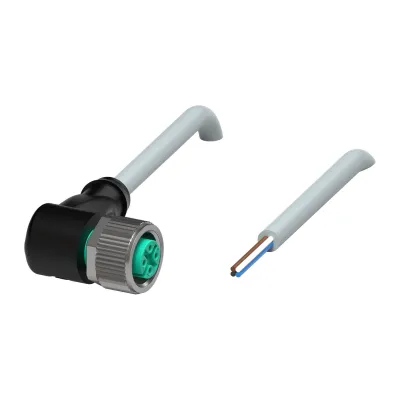 PEPPERL+FUCHS Sensor-Aktorkabel V1-W-10M-PVC | M12 Buchse gewinkelt | 4-polig | 10m | PVC grau | IP68