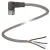 Bild: PEPPERL+FUCHS Sensor-Aktorkabel V1-W-10M-PVC | M12 Buchse gewinkelt | 4-polig | 10m | PVC grau | IP68