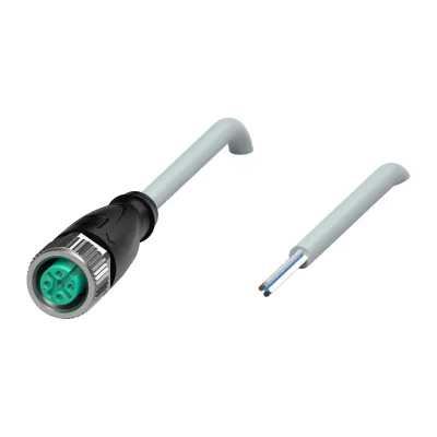 PEPPERL+FUCHS Sensor-Aktor-Kabel V15-G-2M-PVC | M12 Buchse gerade | 5-polig | 2m | PVC | IP68 | grau