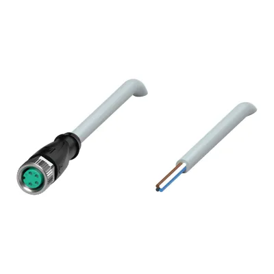 PEPPERL+FUCHS Sensor-Aktorkabel V31-GM-2M-PVC | 4-polig | M8 Buchse gerade | 2m | PVC | IP68 | grau