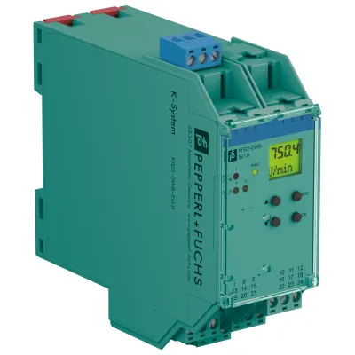 Pepperl+Fuchs Drehzahlwächter KFD2-DWB-EX1.D | 1-kanalig | 0,001–5000 Hz | NAMUR | SIL 2 | 24V DC
