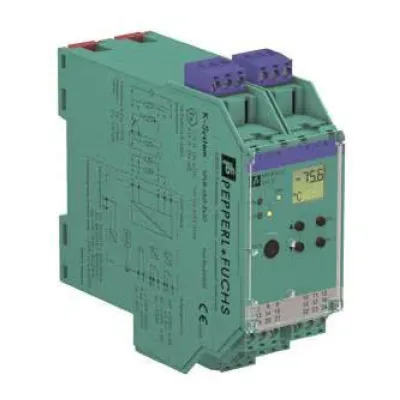 Pepperl+Fuchs Temperaturmessumformer KFU8-GUT-EX1.D | 1-Kanal | SIL 2 | Relaisausgang | 0/4-20mA | 20–253V AC/DC