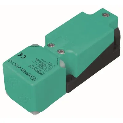 Pepperl+Fuchs Induktiver Näherungsschalter NBB20-U1-A2 | PNP | 20mm | bündig | Quader | IP68/IP69K | 10-30V DC