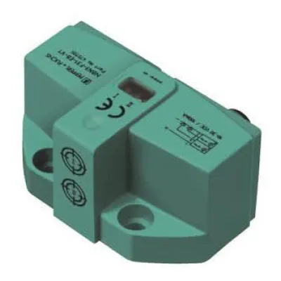 Pepperl+Fuchs Induktiver Sensor NBN3-F31-E8-V1 | PNP | 3mm | bündig | Quader | M12 Stecker | Kunststoff | IP67