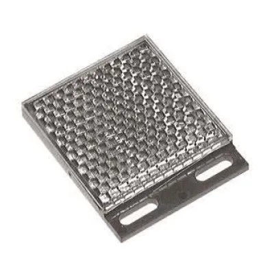 Pepperl+Fuchs Reflektor REF-H50 123120 | rechteckig 61x51mm | 2 Befestigungsbohrungen | PMMA/ABS | für optische Sensoren