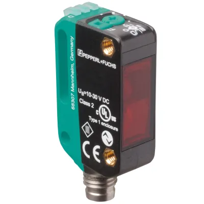 PEPPERL+FUCHS Reflexionslichtschranke OBG5000-R100 | 6000mm | IO-Link | IP69K | M8-Stecker | Rotlicht