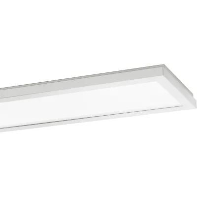 PIL LED-Deckenanbauleuchte SL630 8630661613410 | 49W 4000K 6270lm | Mikroprisma UGR19 | BAP geeignet | 1574x373mm | weiß