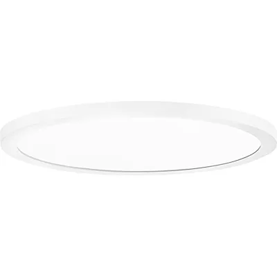 Performance in Lighting LED-Einbauleuchte FL 333 ROUND | 26W | 3000K warmweiß | rund | Aluminium | Opaldiffusor | weiß