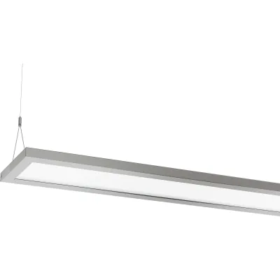 SPITTLER LED-Pendelleuchte SL629 | 54W | 4000K neutralweiß | 6830lm | BAP-tauglich | Büro | RAL9006 Stahl