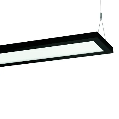 Performance in Lighting LED-Pendelleuchte SL629 69W | 8680lm | 4000K neutralweiß | BAP-geeignet | 1544mm | schwarz