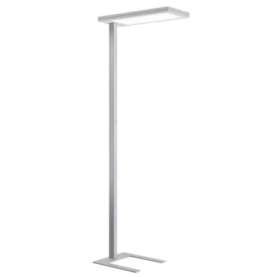 SPITTLER Stehleuchte SL740L ECO LED 62W | 4000K | Bewegungsmelder | Lichtsensor | DALI dimmbar | Aluminium grau