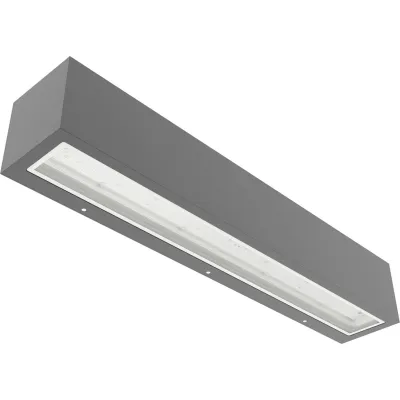 SPITTLER LED-Wandleuchte QUASAR 60M 19W | 3000K | 2050lm | IP65 | Aluminium anthrazit | extrabreiter Lichtaustritt