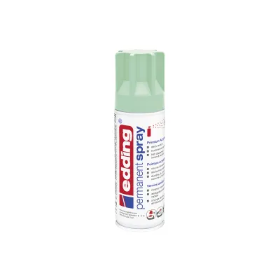 edding Permanentspray 5200 Premium-Acryllack | seidenmatt | schnelltrocknend | kratzfest | 200 ml | neo mint