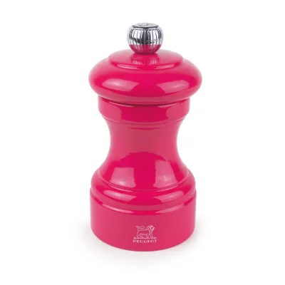 Peugeot Bistro Pfeffermühle 10 cm Bonbonrosa lackiert Holz