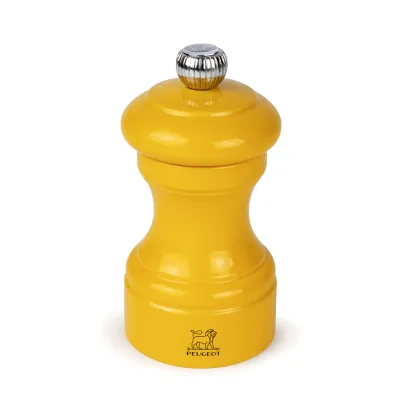 Peugeot Bistrorama Salzmühle 10 cm Safrangelb lackiertes Holz
