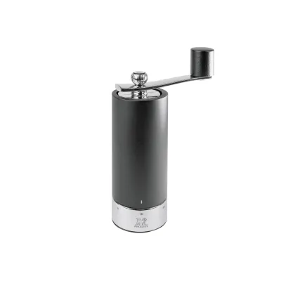 Peugeot Pfeffermühle Isen 18 cm | manuell mit Kurbel | u'Select | Buchenholz Metall | schwarz matt