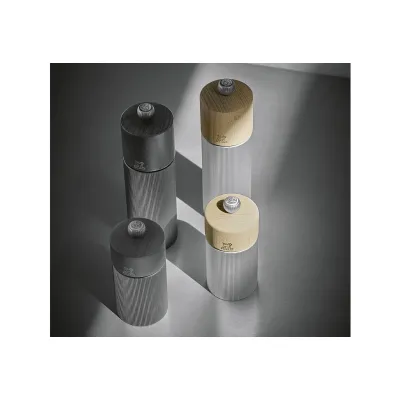 PEUGEOT Pfeffermühle Line 39905 | manuell | 18 cm | Aluminium & Buchenholz | Mahlgradeinstellung | naturfarben