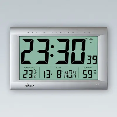 PEWETA Funk-Digitalwanduhr DCF77,innen 51.106.093