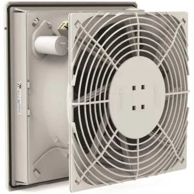 Pfannenberg Filterlüfter PF 66000 230V AC | 640 m³/h | IP54 | Schaltschranklüfter | 320x320 mm | RAL 7035 Grau