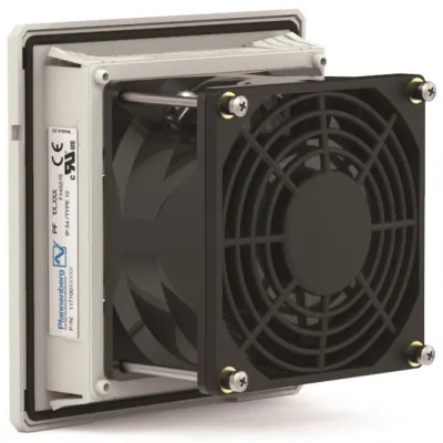 Pfannenberg Filterlüfter PF 11000 230V AC | IP54 | 25 m³/h | 92x92 mm | Schnappbefestigung | leise 33 dB | RAL 7035 grau