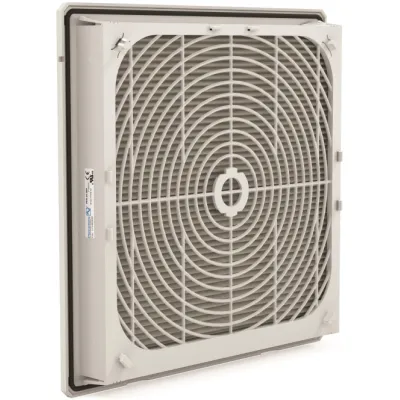 Pfannenberg Austrittsfilter PFA 60000 11760002055 | IP54 | G4 Filtermatte | 320x320 mm | Kunststoff | grau RAL7035