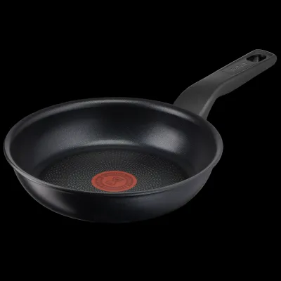 Tefal Bratpfanne G30302 | Titanium Force Antihaft | Thermo-Signal | Induktion | 20 cm | Aluminium | Schwarz