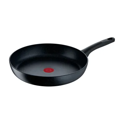 Tefal Pfannen-Set G28191 Black Stone 2-tlg. | Antihaft Mineralia+ | Induktion | 24/28 cm | Aluminium | Schwarz