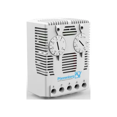 Pfannenberg Hygrostat Thermostat FLZ 610 | 17218100000 | 230V AC | 40-90% rF | Wechsler NO/NC | Kombigerät Schaltschrank