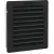 Bild: Pfannenberg Austrittsfilter PFA 20000 54 9011 | 125x125 mm | IP54 | G4 Filterklasse | Kunststoff | schwarz